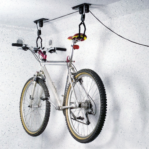 Крепление велосипеда под потолок (подъемный механизм)