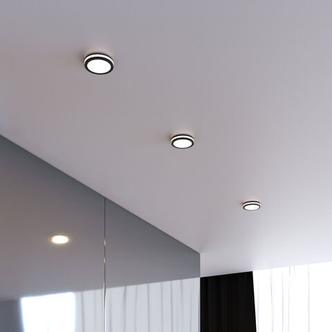 Встраиваемый светодиодный светильник Elektrostandard Aster DSKR80 5W 3300K чёрный