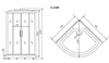 Timo Душевая кабина Standart 90*90*220 (Т-5509 Г/М)