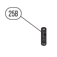 Запчасть №25B для HGSR. Пружина
