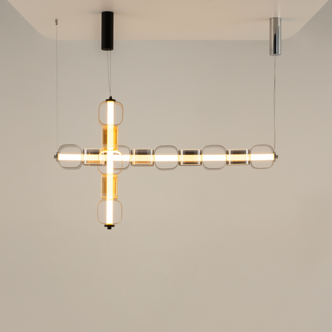 Подвесной светодиодный светильник Maytoni Ritmo MOD381PL-L45CH3K