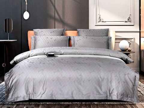 Постельное белье с одеялом 1.5 спальное Asabella Premium 1385-OSPS