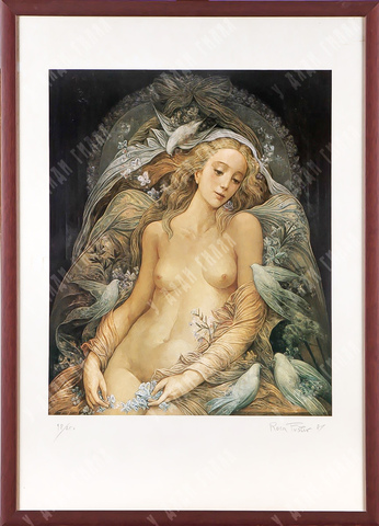 Фустер Мигель Рока. Фея. Литография. Испания. 1987.