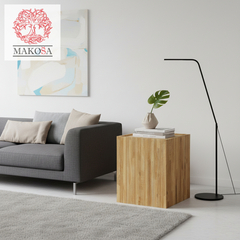 Стол журнальный Розенбург из массива дуба с местом для хранения, прикроватный кофейный столик для гостиной