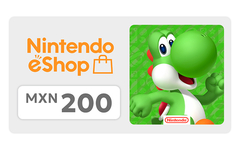 Карта оплаты Nintendo eShop 200 MXN Mexico [Цифровая версия]