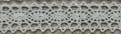 Кружево хлопковое/Тесьма вязаная 19.01.047, ш. 1,9-2 см, серый