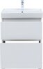 Aquanet 344121 Компл.2 - Тумба Вега 60 напольная 2 ящ. цв. белый глянец (344121)