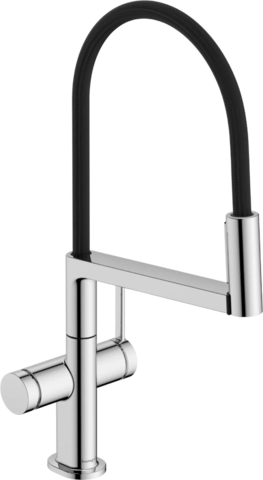 Смеситель для кухни, хром-черный Hansgrohe Talis M54 72861000