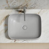 Ceramica Nova Element CN6052MSG Умывальник чаша накладная прямоугольная, 50.5x38, цвет: серый матовый