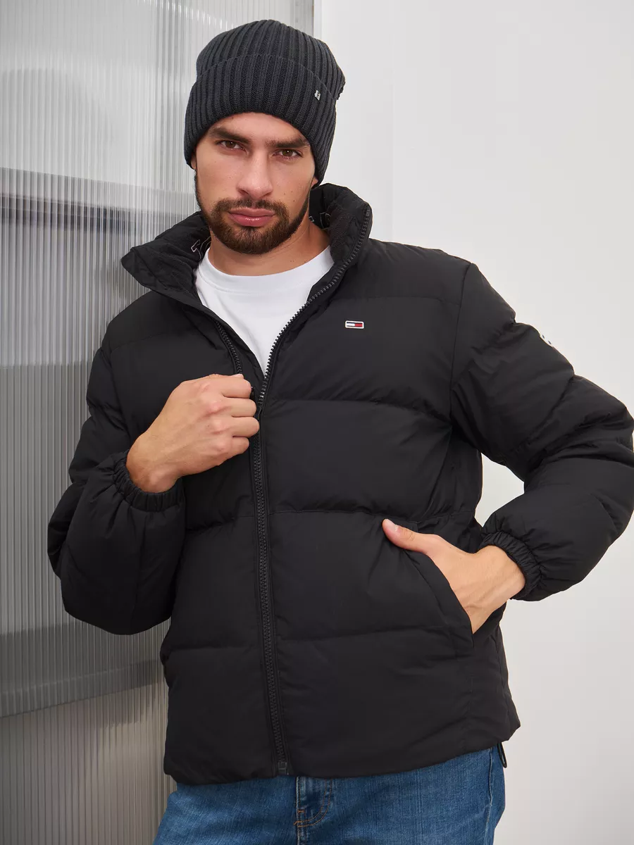 Шапка зимняя на флисе вязаная бини