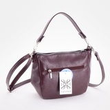 Сумка Саломея 1038 лоск бордо