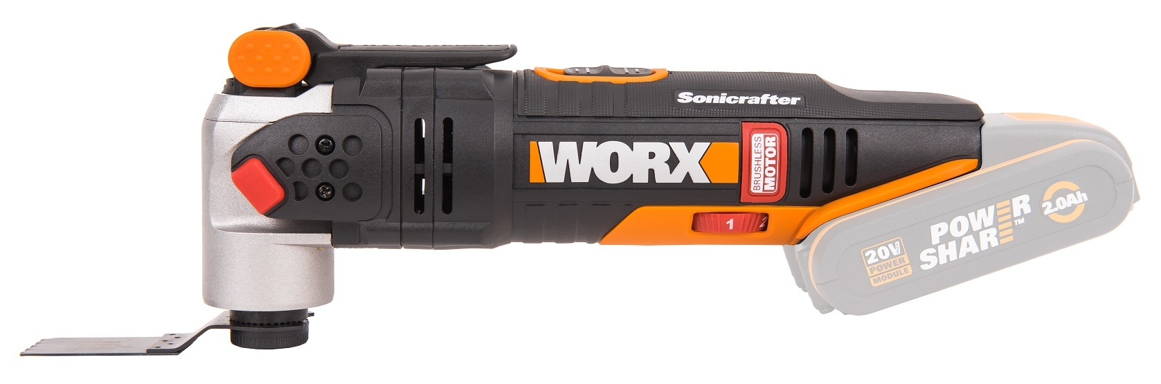 Реноватор аккумуляторный WORX WX693.9, 20В, бесщеточный, без АКБ и ЗУ, коробка