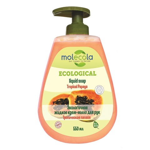 Крем-мыло для рук Тропическая Папайя | Molecola