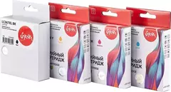 Набор струйных картриджей Sakura SILC56BA (LC567XLBK / LC565C / LC565M / LC565Y) для Brother MFC-J2310, J2510, J3520, J3720 InkBenefit, водорастворимый тип чернил, (черный, голубой, пурпурный, желтый), 4 шт в наборе.