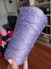 Лаванда, арт. 3ХБ, хлопок с бисером