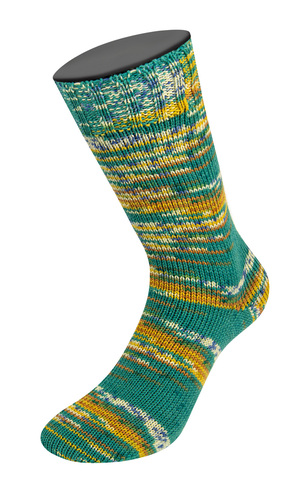 Lana Grossa Cool Wool Print 4 Socks 7204