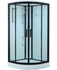 Душевая кабина Timo Standart Black 90*90*220  (T-6609B) фото