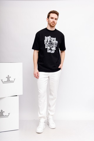 KARL Lagerfeld Футболка хлопковая с лого