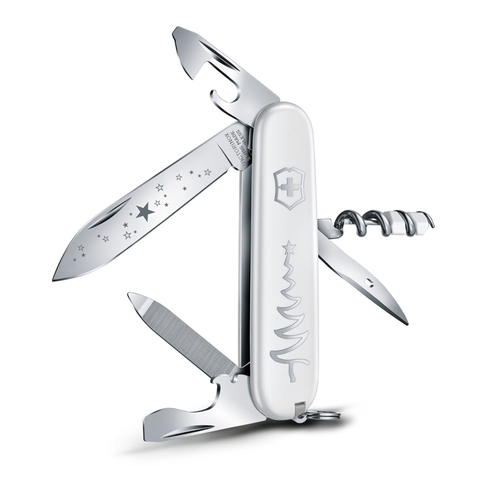 Нож Victorinox Sportsman LE 2018, 84 мм, 13 функций, белый, 