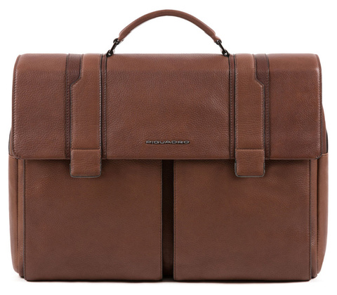 Сумка Piquadro Kobe CA4937S105/TM, цвет: коричневый, материал: кожа натуральная