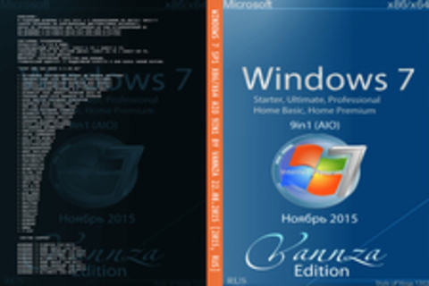 Windows 7 SP1 x86/x64 AIO 9in1 by Vannza 22.08.2015 [2015, RUS]