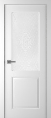 Дверь Alta / Цвет Эмаль белый / Мателюкс белый кристалайз / Двери Belwooddoors