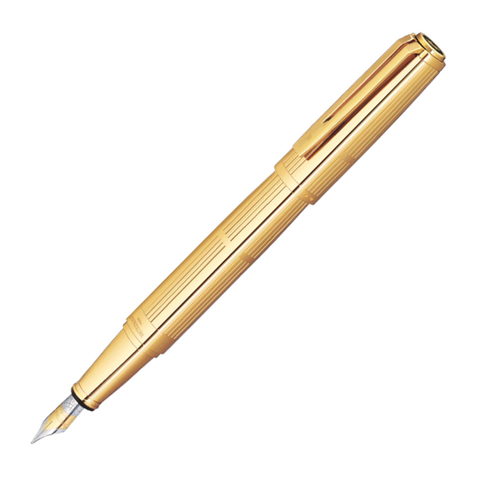 Перьевая ручка Waterman Exception Solid Gold, цвет: Gold (золото),  перо: M/F, перо: золото 18К