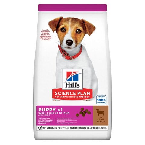 Hill's Puppy Small & Mini сухой корм для щенков мелких и миниатюрных пород (ягненок) 1,5 кг