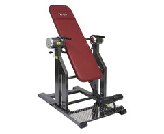 Инверсионный стол Z-UP Z-UP-5 серебряная рама, коричневая спинка электропривод