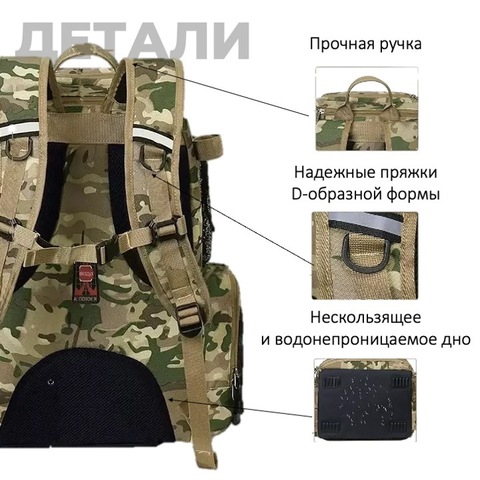 Картинка рюкзак рыболовный Nevo Rhino 9106-NW Khaki green - 11