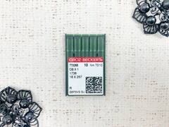 Игла промышленная, тонкая колба универсальная 70/10 1738R, 10 игл