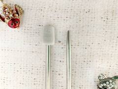 Спицы прямые металл, L 35 см, d 4,5 мм, 1 упаковка-2 спицы