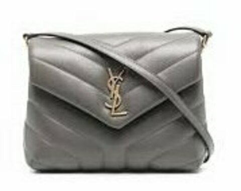 Сумка Saint Laurent Loulou Toy серый