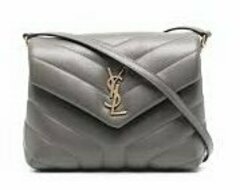 Сумка Saint Laurent Loulou Toy серый