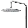 Cezares LEAF-CDA-23-L-01 Душевая стойка телескопическая, с верхним и ручным душем, верхний душ диаметр 230 мм АБС пластик, исполнение Хром