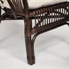 Комплект Нью Богота ( NEW BOGOTA) (2 кресла + стол со стеклом) /с подушками/,walnut (грецкий орех)