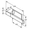 Держатель туалетной бумаги Kludi E2 4997105
