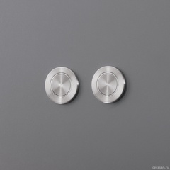 Cea Design PUL07 S Клавиша (Stainless Steel, Satin/ Нержавеющая сталь) Пара кнопок для бачка двойного смыва Tece фото