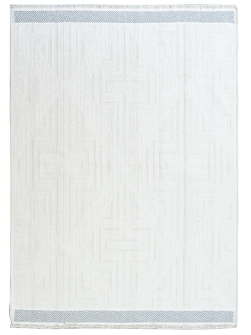 Ковер Kilim Frame Grey 160х230, серая полоса