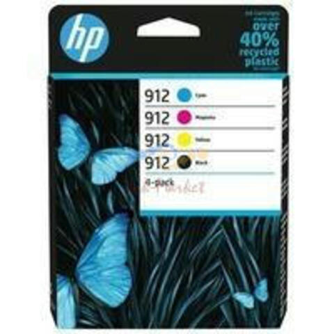 Картридж HP 912XL увеличенной ёмкости, набор 4 цвета (300 + 315*3 стр)