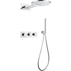 Abber AF8151 Душевая система Wasser Kreis AF8151 скрытого монтажа без излива, термостат, хром фото