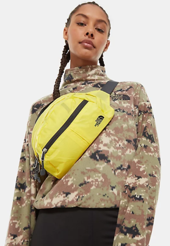 Картинка сумка поясная The North Face Flyweight Lumbar Lemon - 3