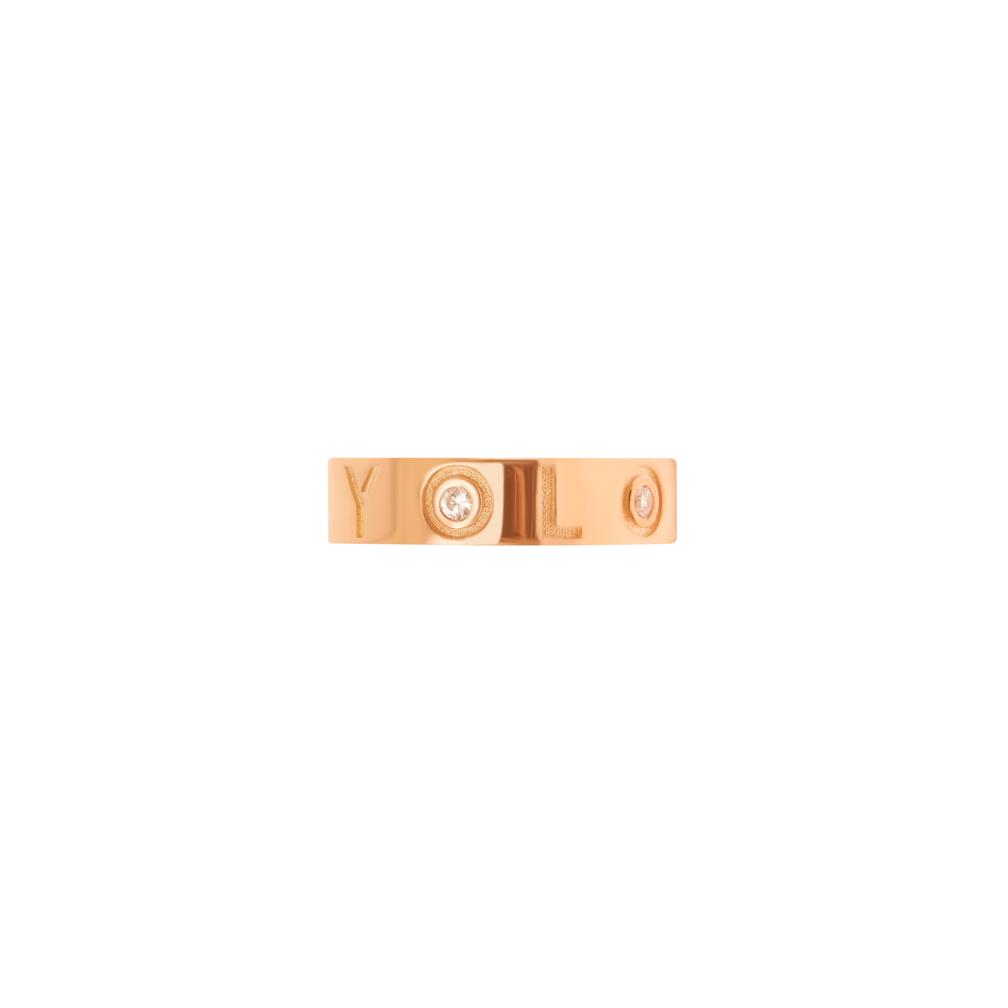 VIVA LA VIKA Кольцо Reminder Ring – YOLO Rose Gold
