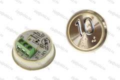 Кнопка (кнопочный модуль) BBP-R331-CMPLT-D-W "10 этаж", круглая, динамическая белая подсветка, Брайль.