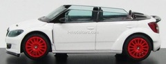Skoda Fabia RS2000 Concept Car 2011 white/red Steels Abrex 1:43