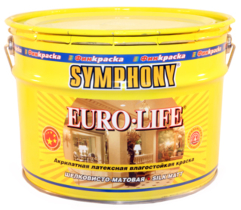 SYMPHONY EURO-LIFE - влагостойкая акрилатная латексная краска