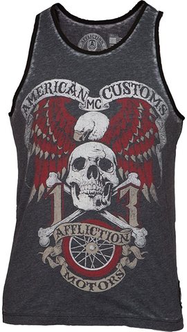 Affliction | Майка мужская AC Jolly Roger перед