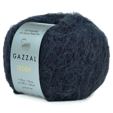 Пряжа Gazzal Teddy 6538 графит