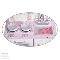 DeCuevas Кухонный центр для куклы с аксессуарами серии 
