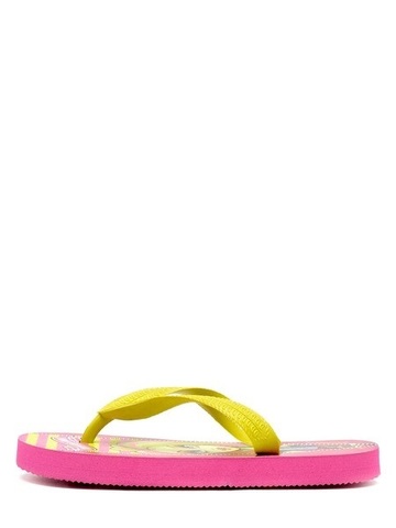 Шлепанцы Монстер Хай (Monster High) пляжные сланцы для девочек, цвет розовый желтый. Изображение 4 из 8.